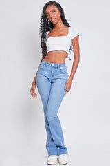 Women's Essential Mid Rise Bootcut Jeans from YMI JEANS