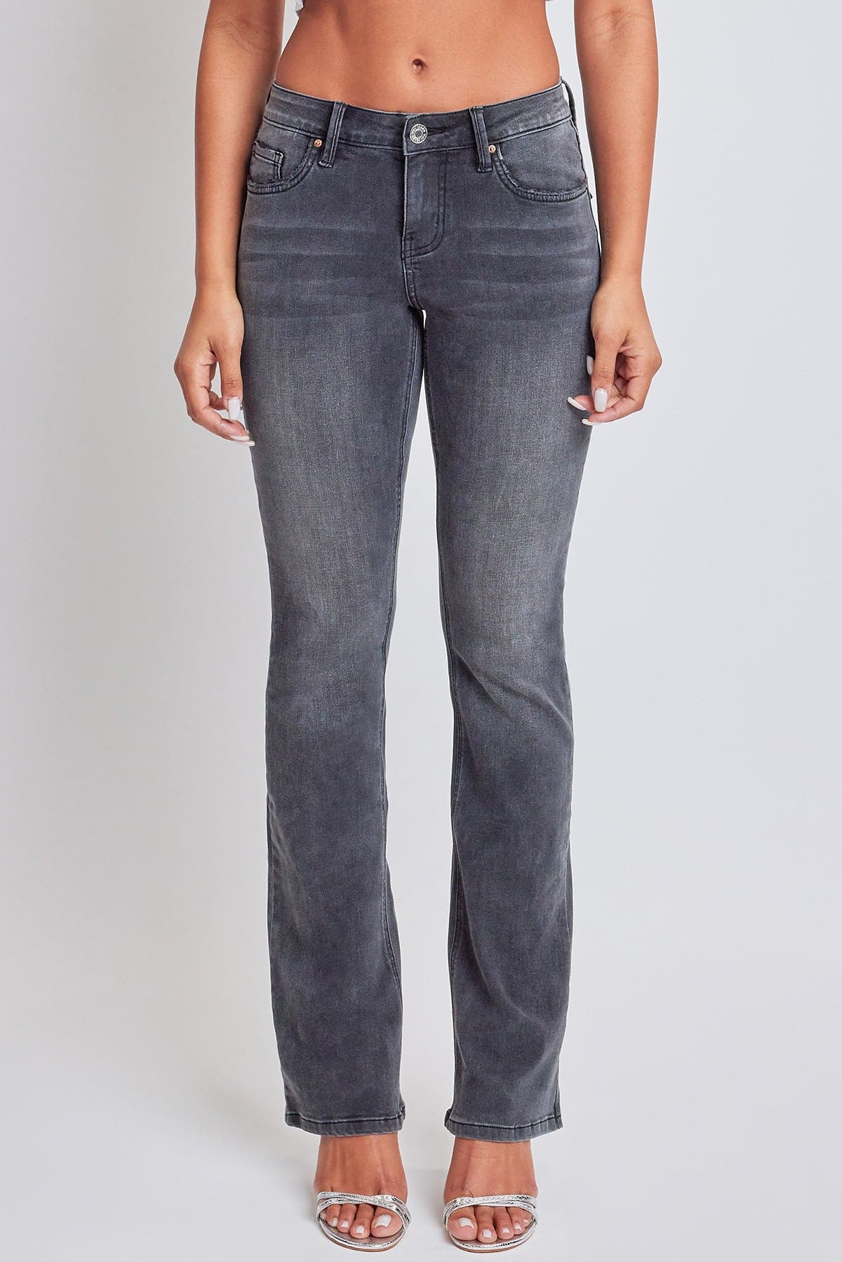 Women's Bootcut Jeans with Flap Pockets From YMI JEANS