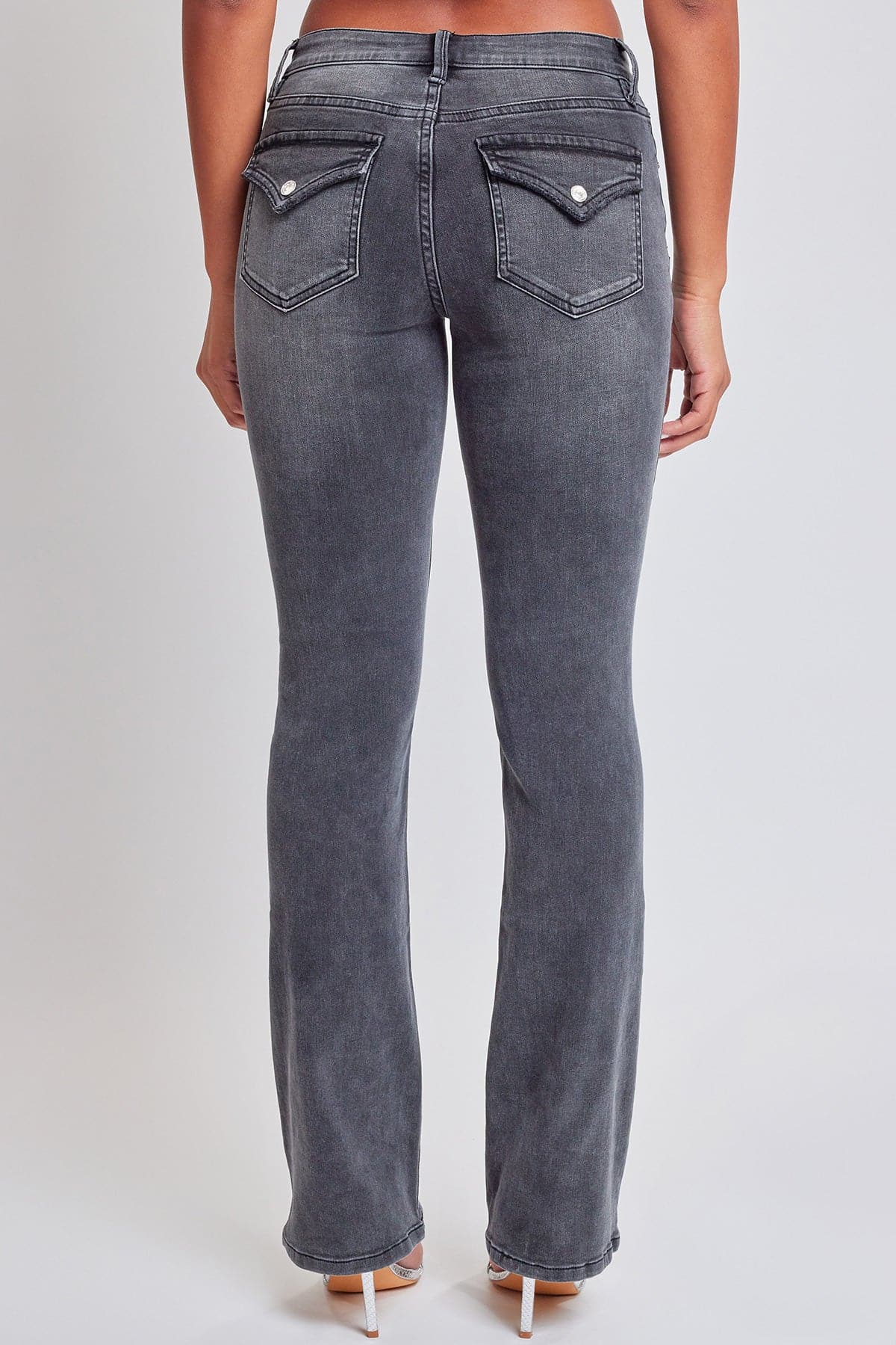 Women's Bootcut Jeans with Flap Pockets From YMI JEANS