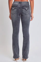 Women's Bootcut Jeans with Flap Pockets From YMI JEANS