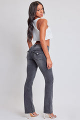 Women's Bootcut Jeans with Flap Pockets From YMI JEANS