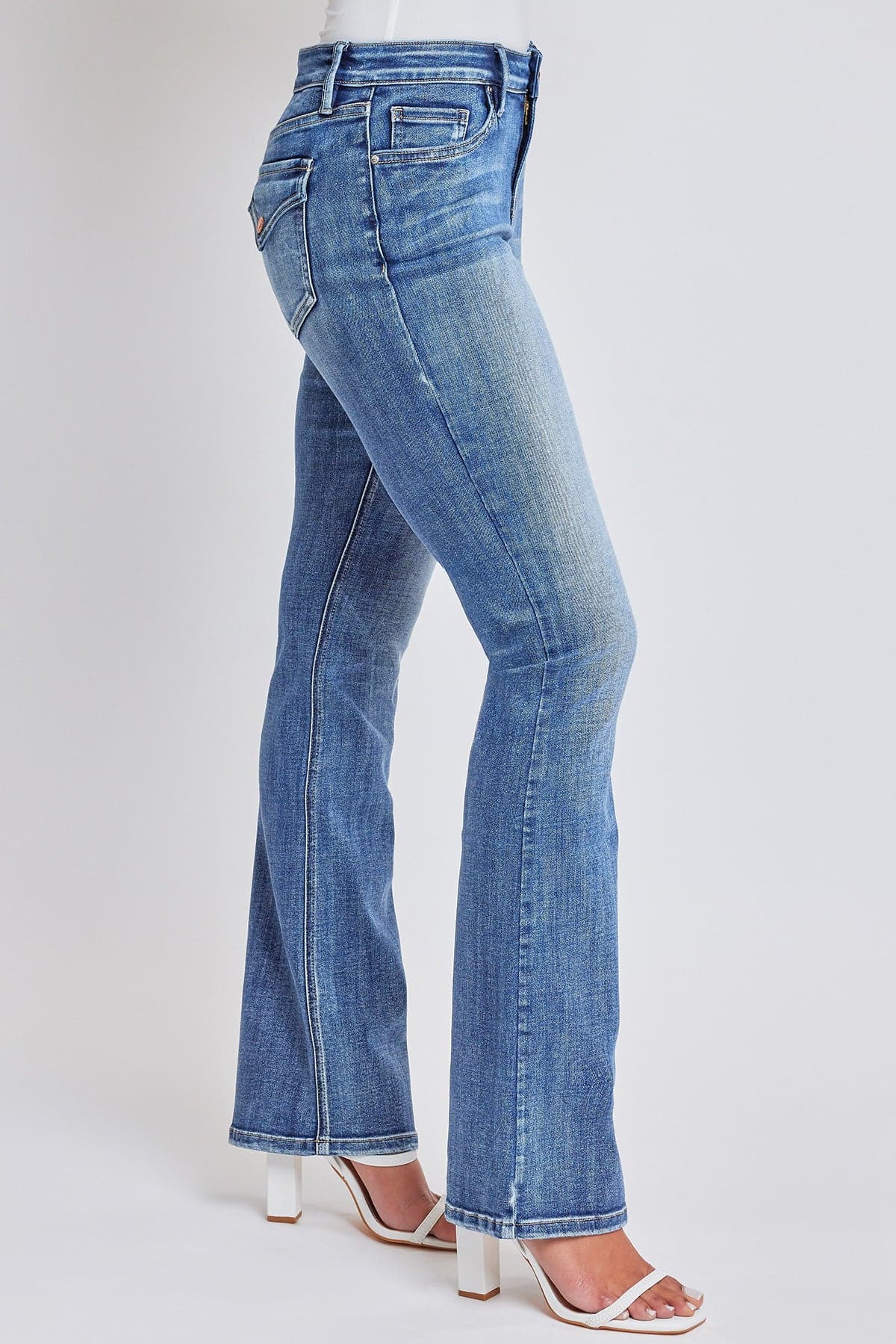 Women's Bootcut Jeans with Flap Pockets From YMI JEANS