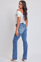 Women's Bootcut Jeans with Flap Pockets From YMI JEANS