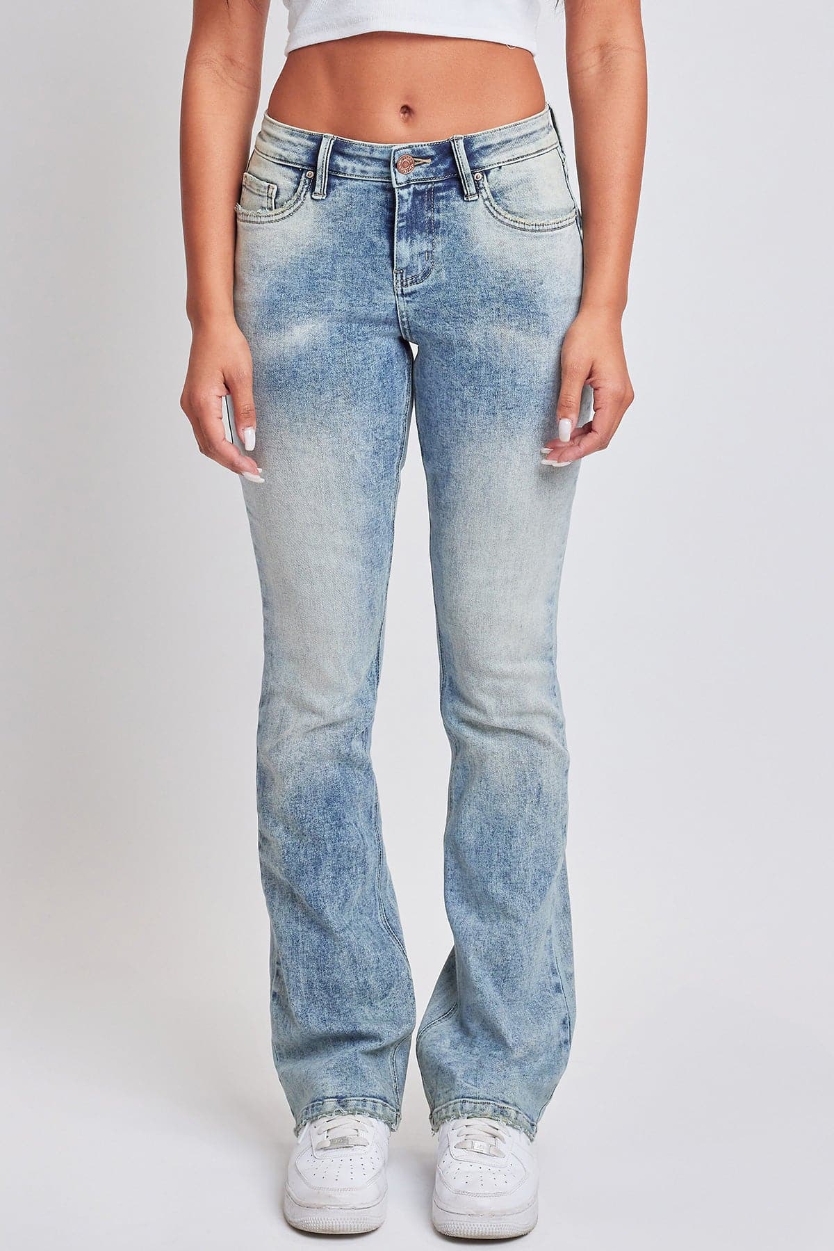 Women's Bootcut Jeans with Flap Pockets From YMI JEANS