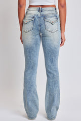 Women's Bootcut Jeans with Flap Pockets From YMI JEANS