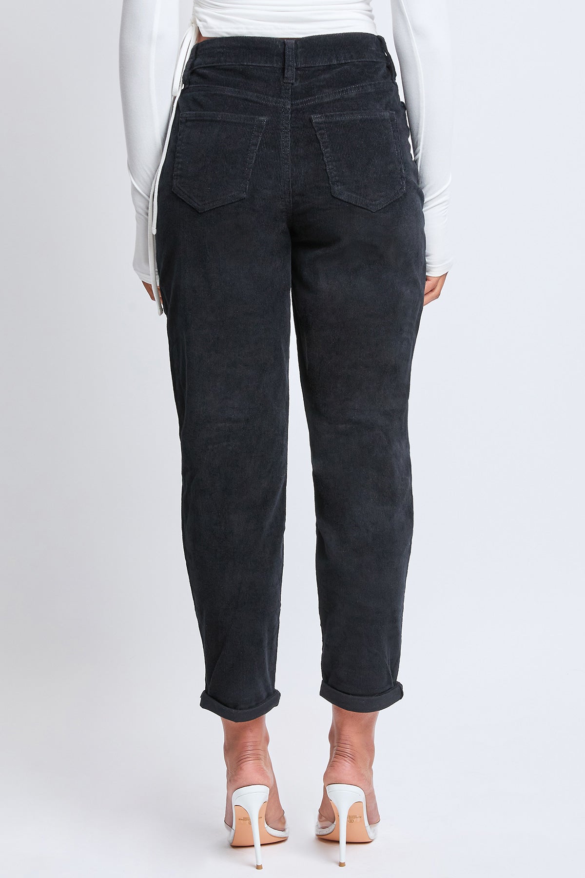 Women's Corduroy Mom Fit Pants From YMI JEANS