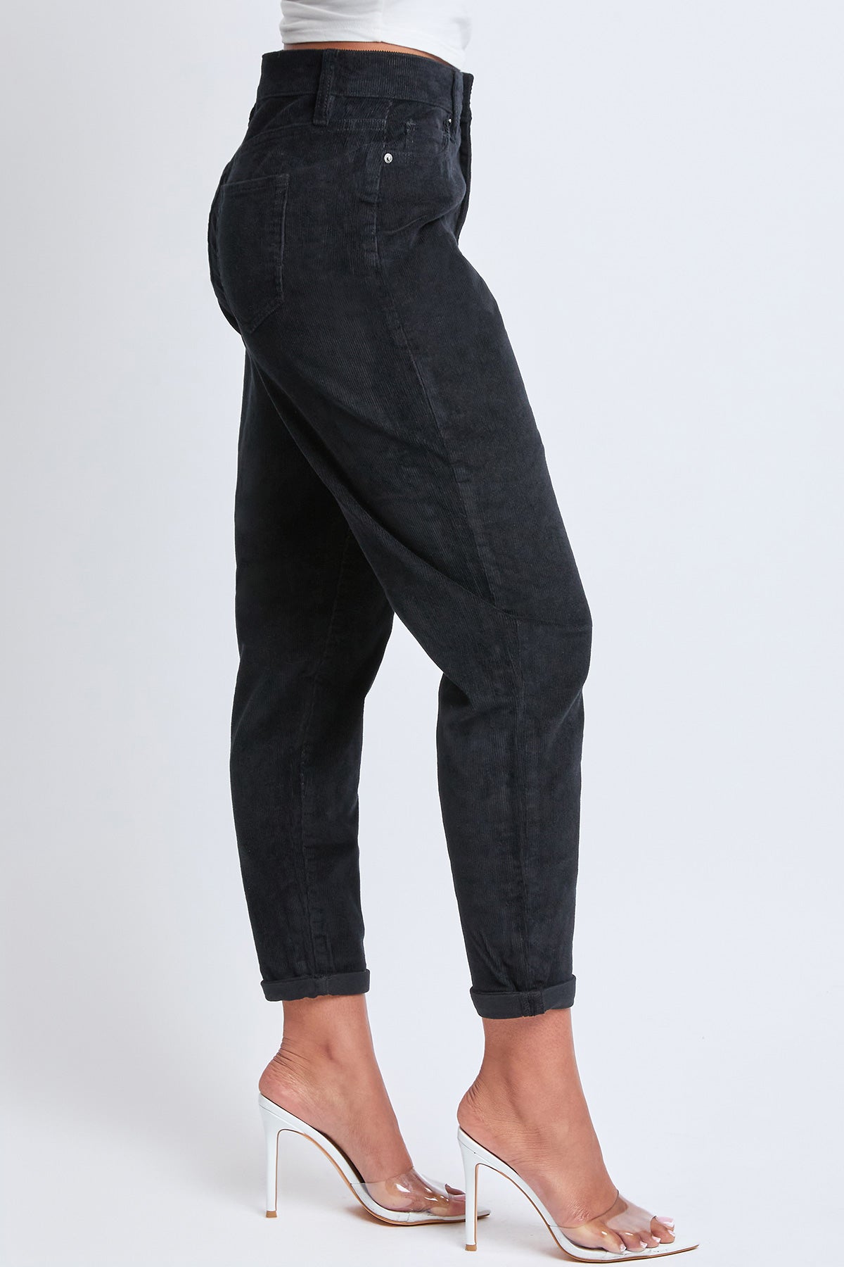 Women's Corduroy Mom Fit Pants From YMI JEANS