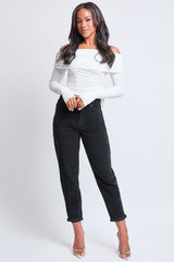 Women's Corduroy Mom Fit Pants From YMI JEANS