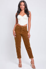 Women's Corduroy Mom Fit Pants From YMI JEANS