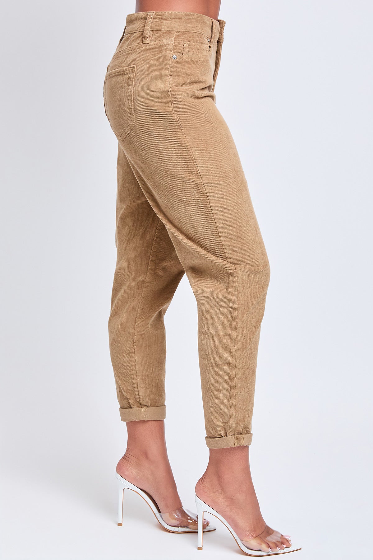 Women's Corduroy Mom Fit Pants From YMI JEANS
