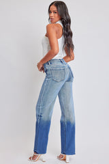 Women's Straight Leg Premium Stretch Jeans From YMI JEANS