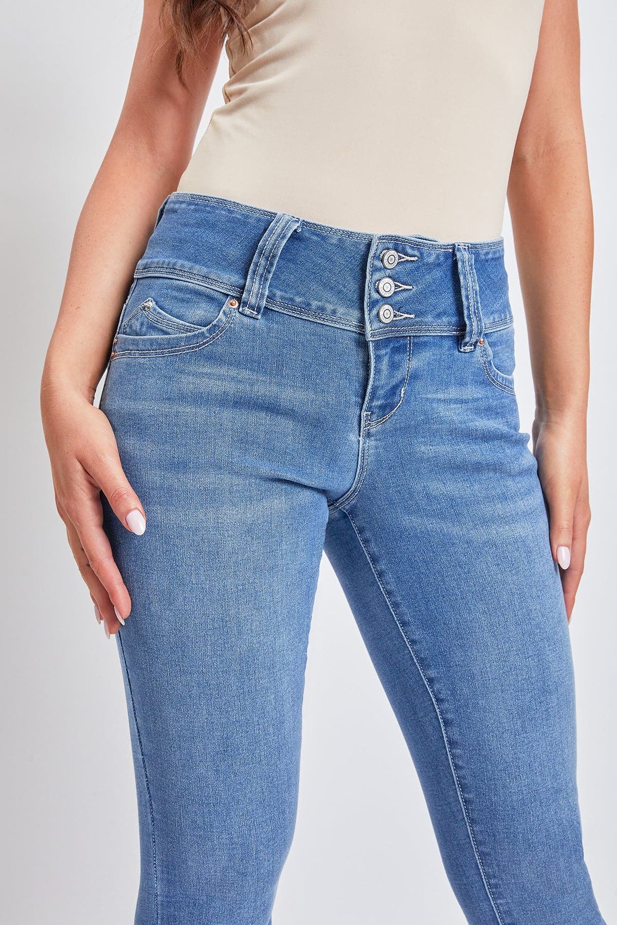 Women’s Sustainable WannaBettaButt Skinny Jeans Jacket From YMI JEANS