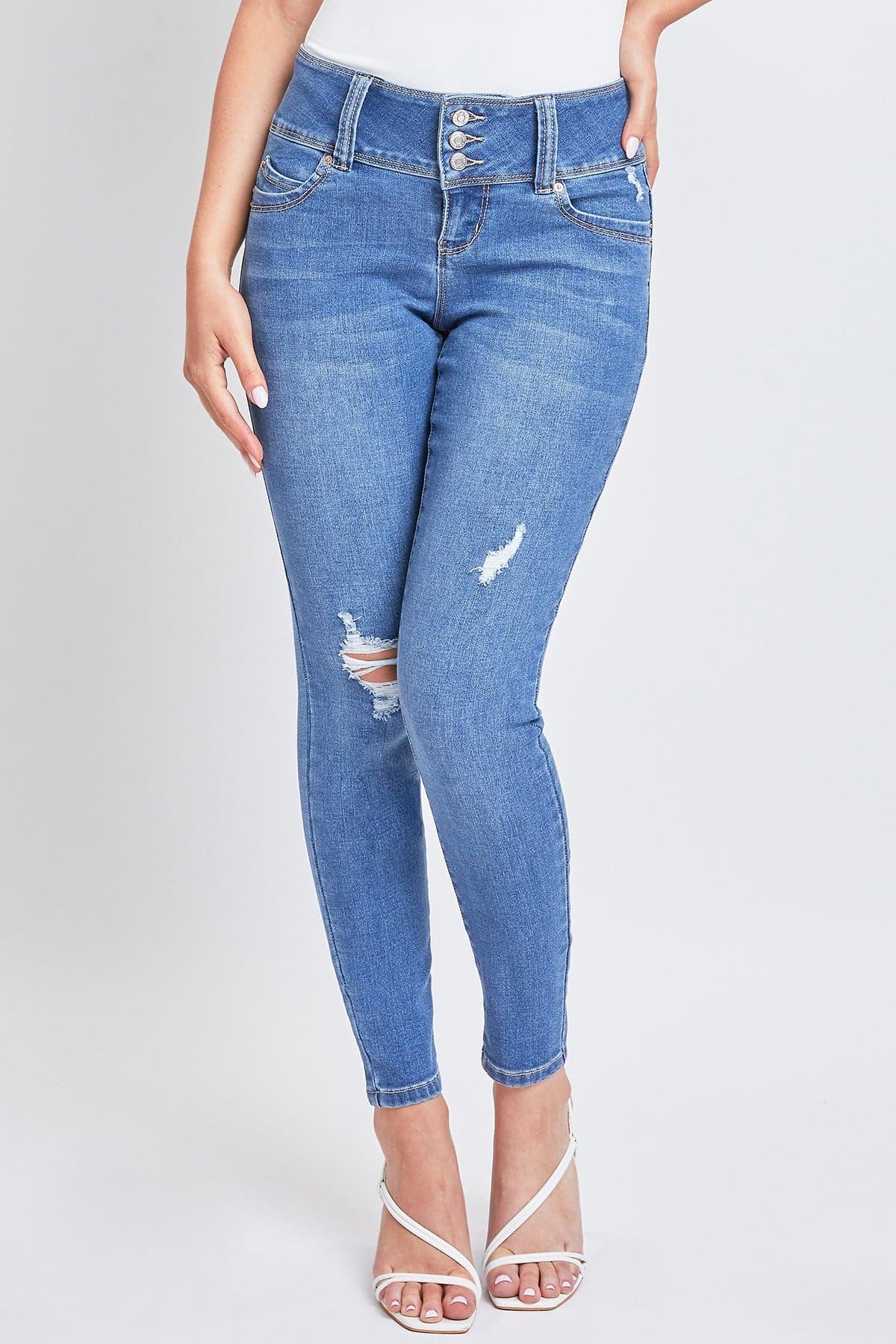 Women’s Sustainable WannaBettaButt Skinny Jeans Jacket From YMI JEANS