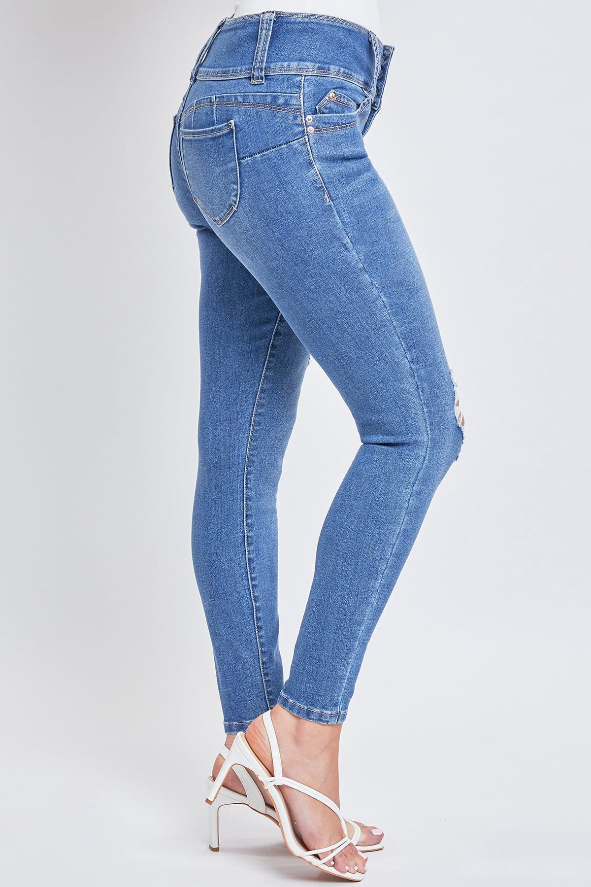Women’s Sustainable WannaBettaButt Skinny Jeans Jacket From YMI JEANS