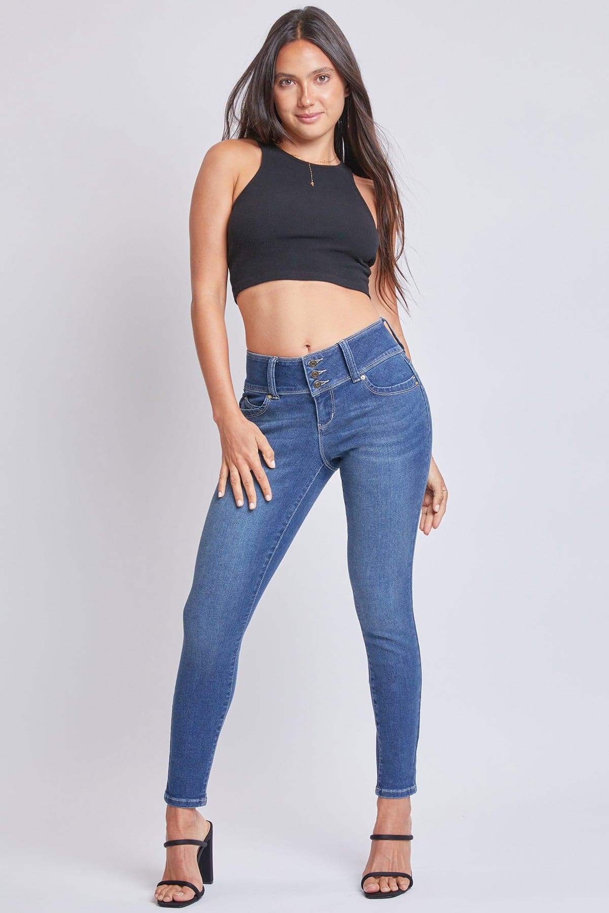 Women’s Sustainable WannaBettaButt Skinny Jeans Jacket From YMI JEANS