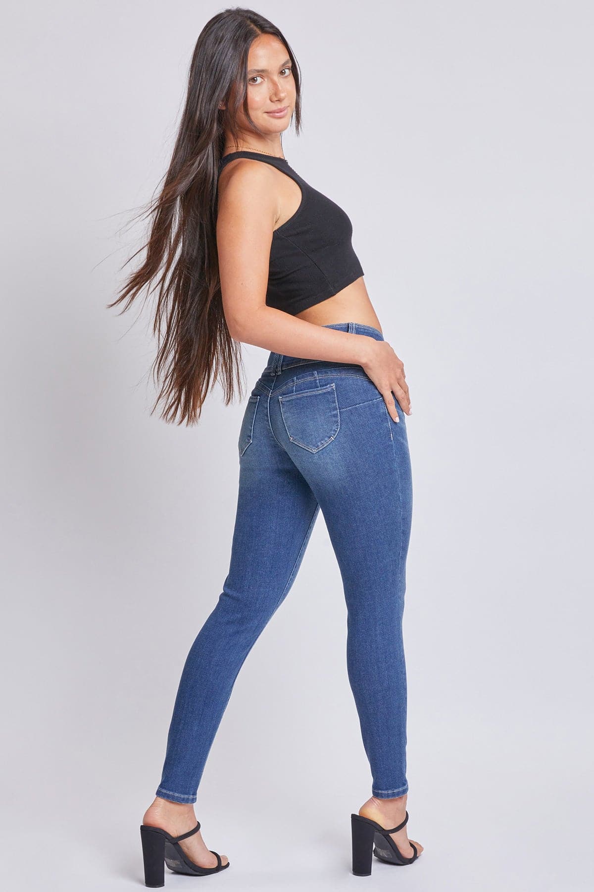 Women’s Sustainable WannaBettaButt Skinny Jeans Jacket From YMI JEANS