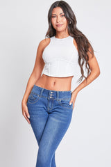 Women's Sustainable WannaBettaButt 3 Button Skinny Jeans From YMI JEANS