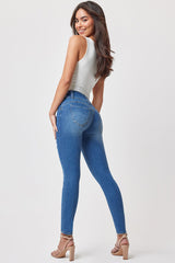 Women's Sustainable WannaBettaButt Skinny Jeans From YMI JEANS