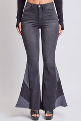 Women's Sustainable Block Panel Flare Jeans