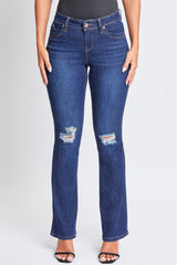 Women's WannaBettaButt Mid-Rise Bootcut Jeans From YMI JEANS
