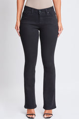 Women's WannaBettaButt Mid-Rise Bootcut Jeans From YMI JEANS
