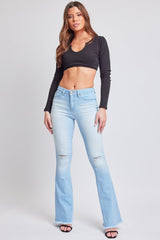 Women's Essential  Super Flare Jeans - Long Inseam From YMI JEANS