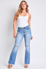 Women's Essential  Super Flare Jeans - Long Inseam From YMI JEANS