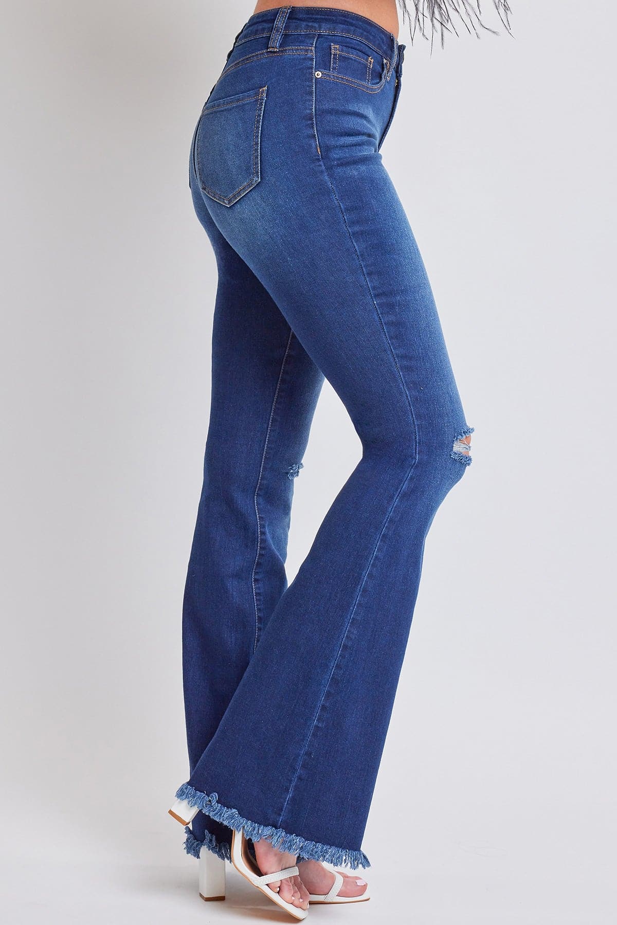 Women's Essential  Super Flare Jeans - Long Inseam From YMI JEANS