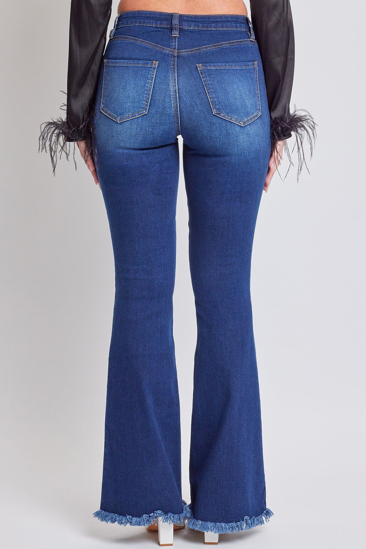 Women's Essential  Super Flare Jeans - Long Inseam From YMI JEANS