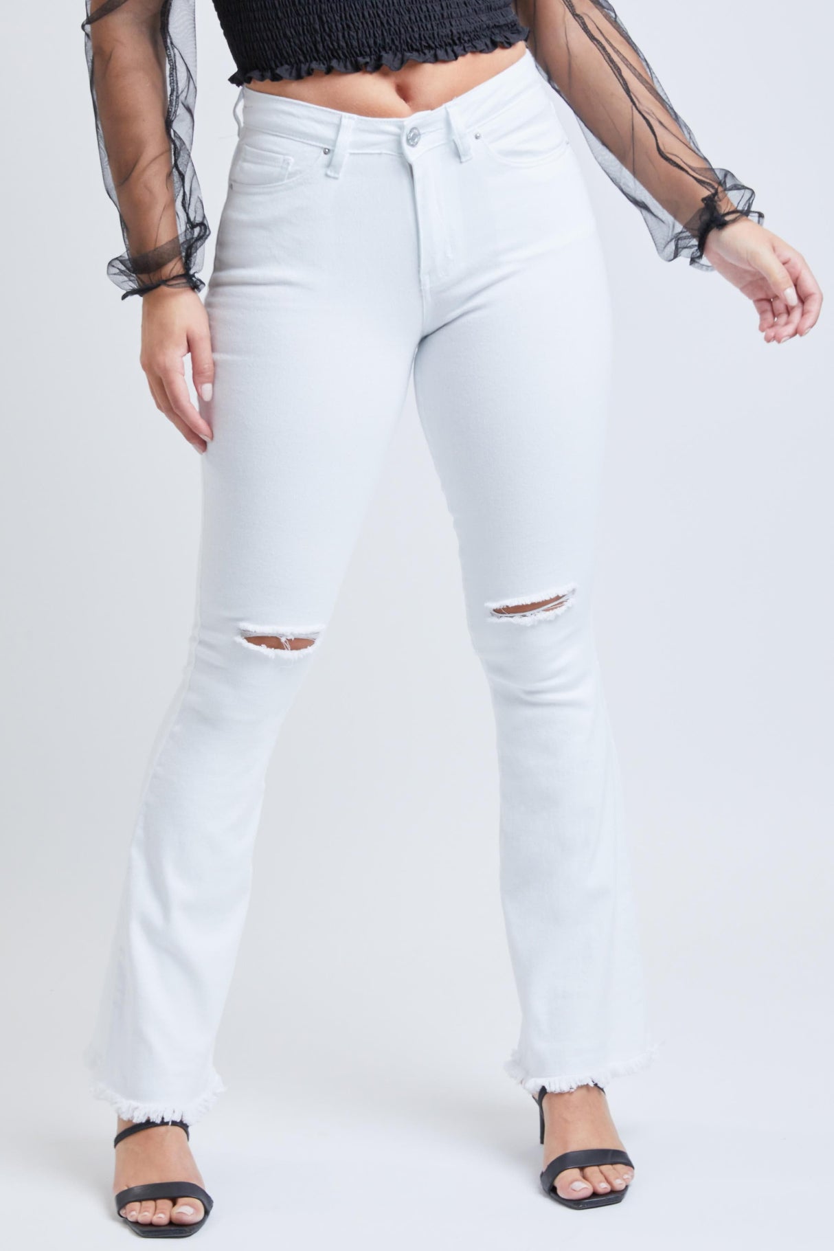 Women's Essential  Super Flare Jeans - Long Inseam From YMI JEANS