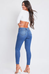 Women's Sustainable WannaBettaButt Skinny Distressed Jeans From YMI JEANS