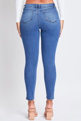 Women's Sustainable WannaBettaButt Skinny Distressed Jeans From YMI JEANS