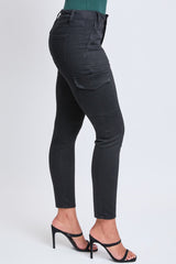 Women's High Rise Skinny Cargo Jeans from YMI JEANS