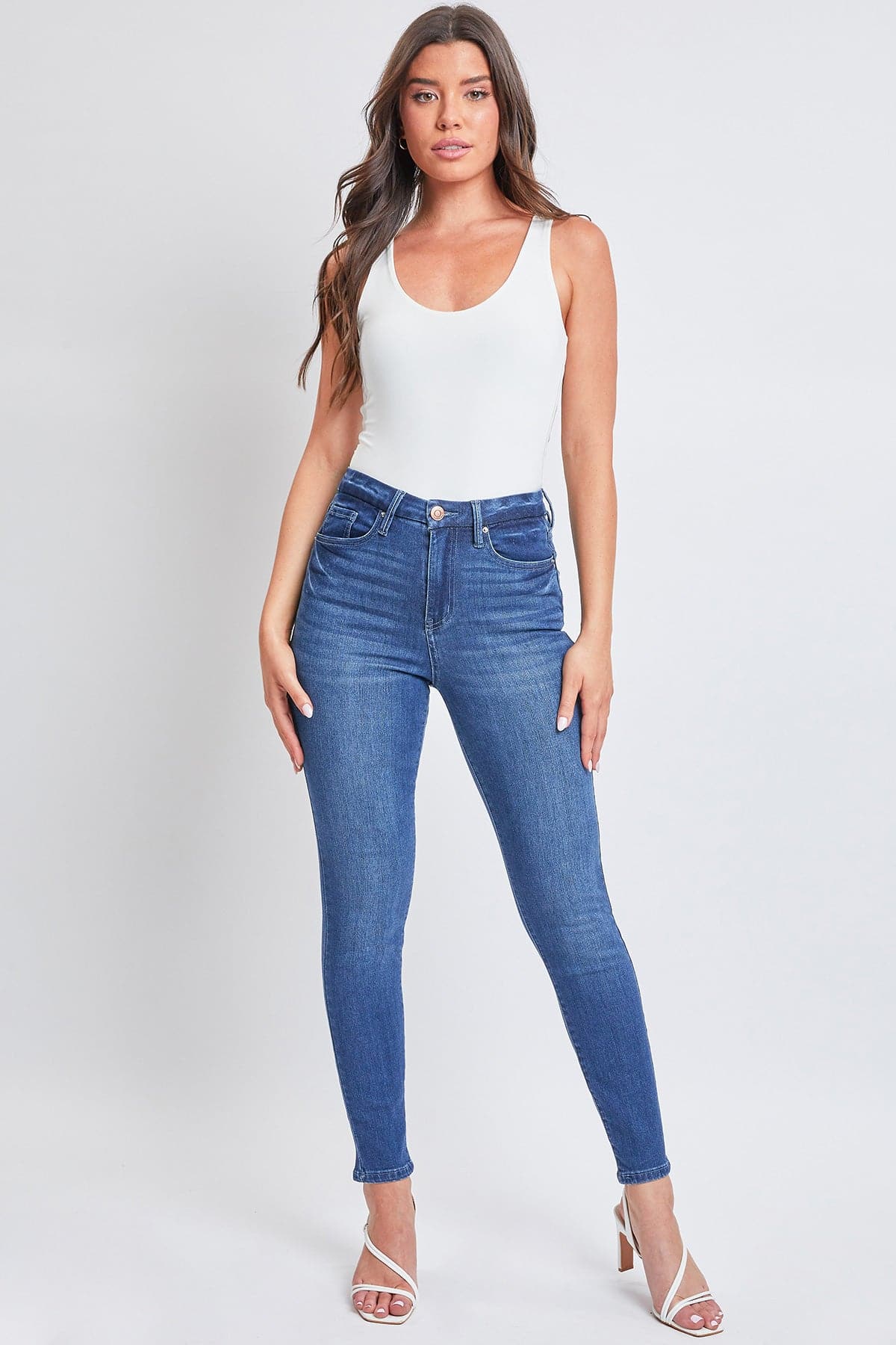 Women’s Curvy Fit  Skinny Jeans From YMI JEANS
