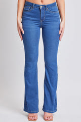 Women's Essential HyperDenim Flare Jeans With Regular Inseam from YMI JEANS