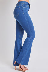 Women's Essential HyperDenim Flare Jeans With Regular Inseam from YMI JEANS