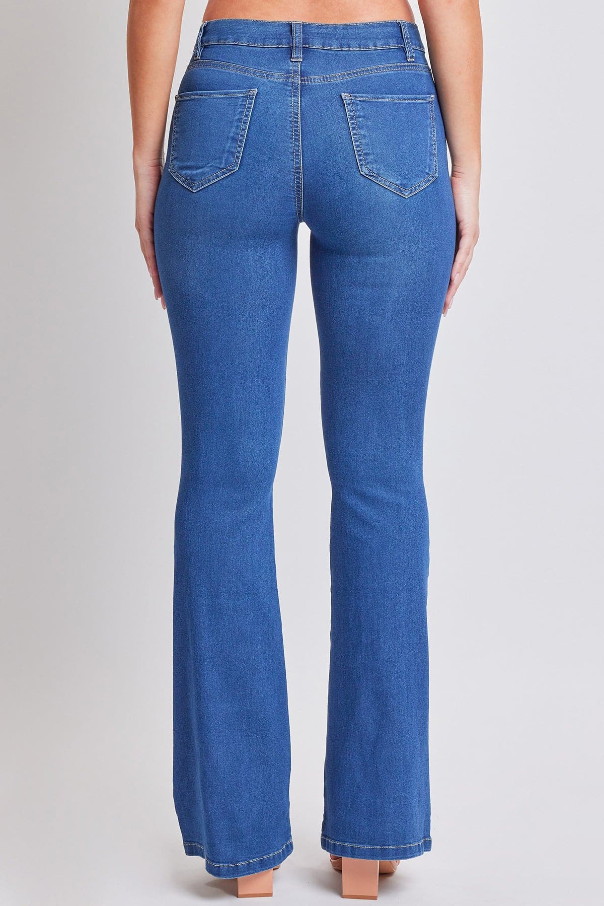 Women's Essential HyperDenim Flare Jeans With Regular Inseam from YMI JEANS