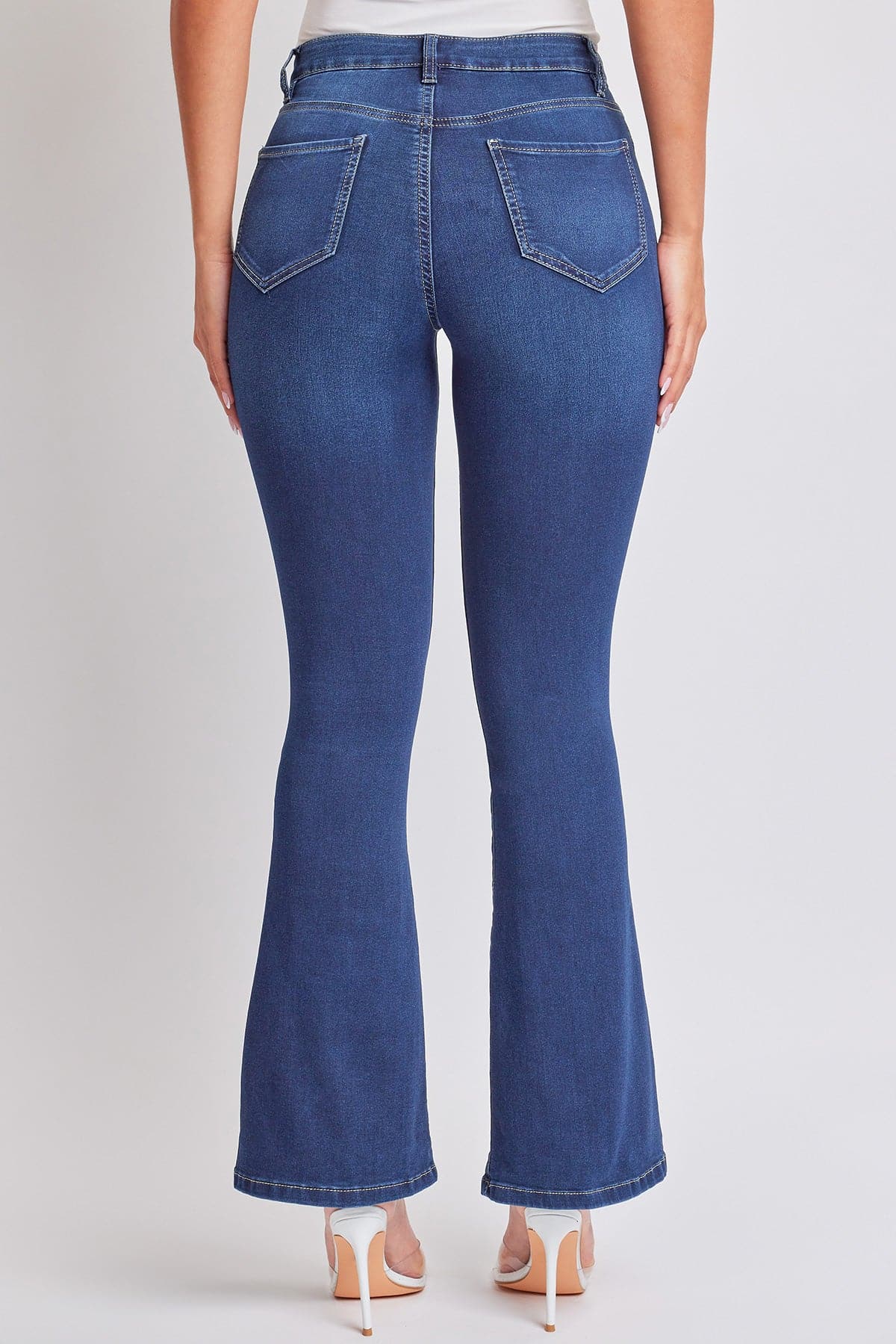 Women's Essential HyperDenim Flare Jeans With Regular Inseam from YMI JEANS