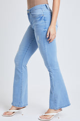 Women's Essential Distressed Flare Jeans-Distressed From YMI JEANS
