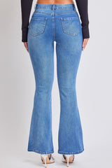 Women's Essential Distressed Flare Jeans-Distressed From YMI JEANS