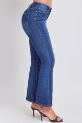 Women's Essential Distressed Flare Jeans-Distressed From YMI JEANS