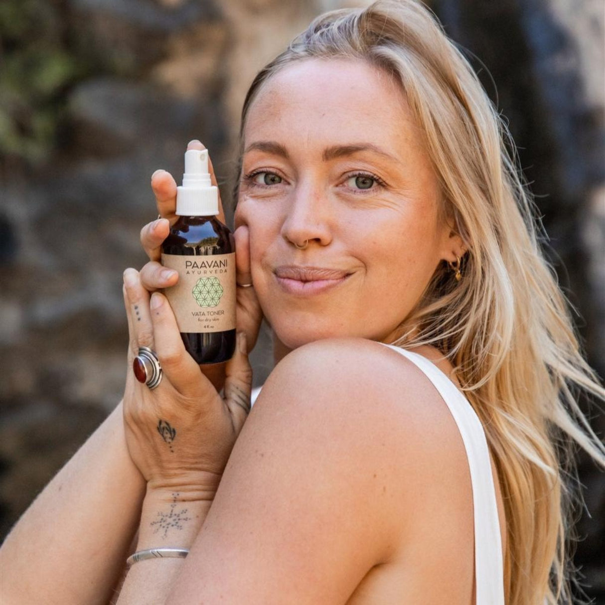Vata Toner | Ayurvedic Facial Mist for Dry, Delicate Skin from Paavani Ayurveda