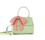 Cottontail - Mint & Light Pink Vegan Leather Bag from Gunas New York