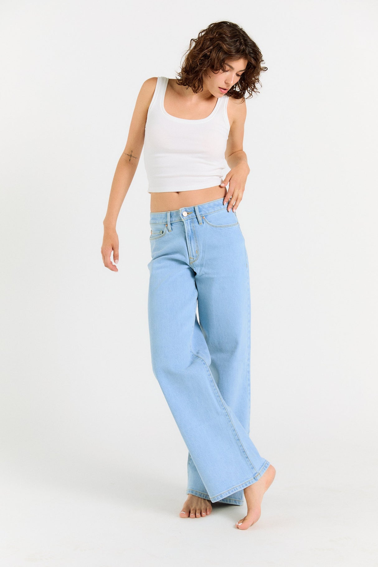 The Rebel Wide Leg - Noa Wash from Porter Blue Apparel