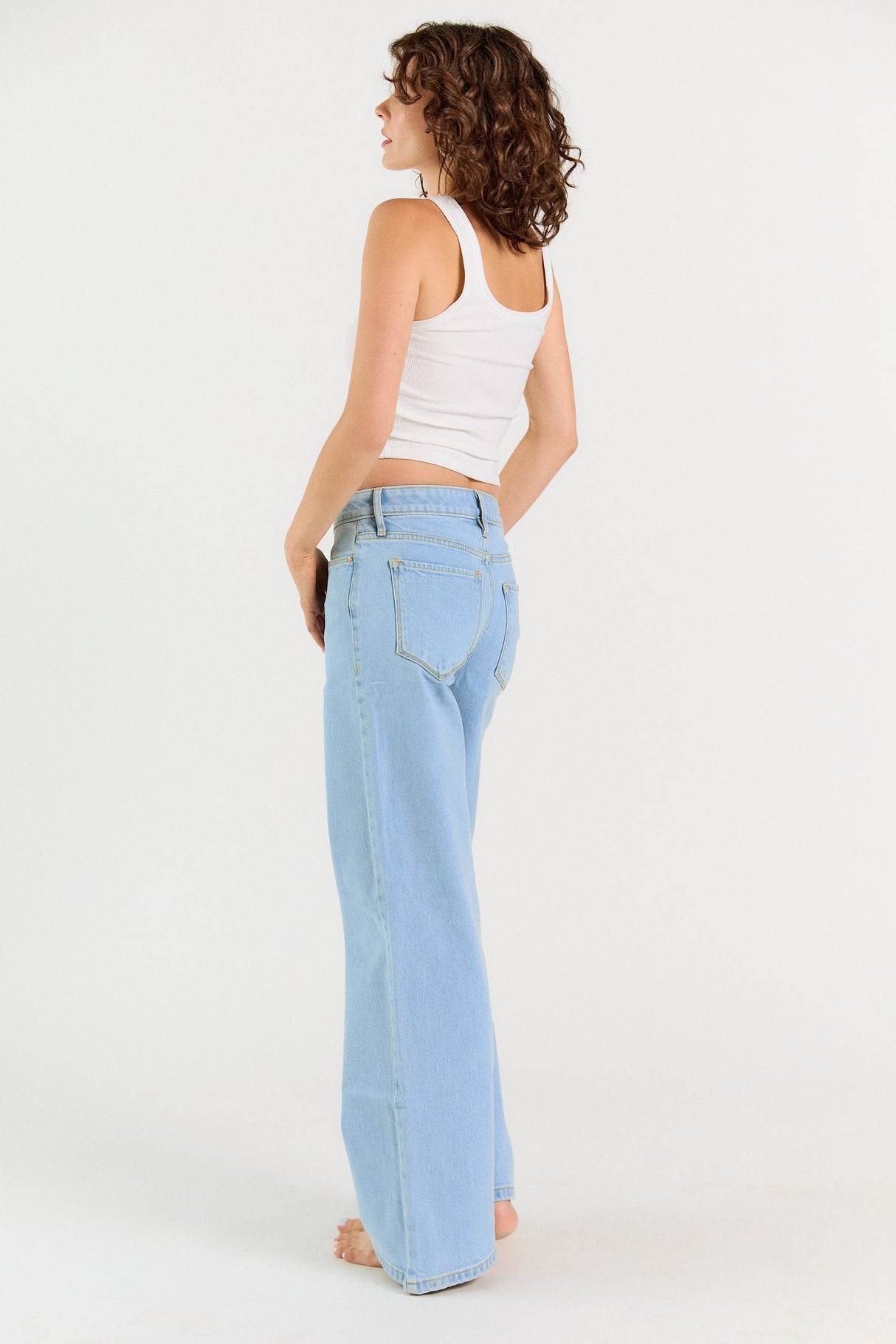 The Rebel Wide Leg - Noa Wash from Porter Blue Apparel