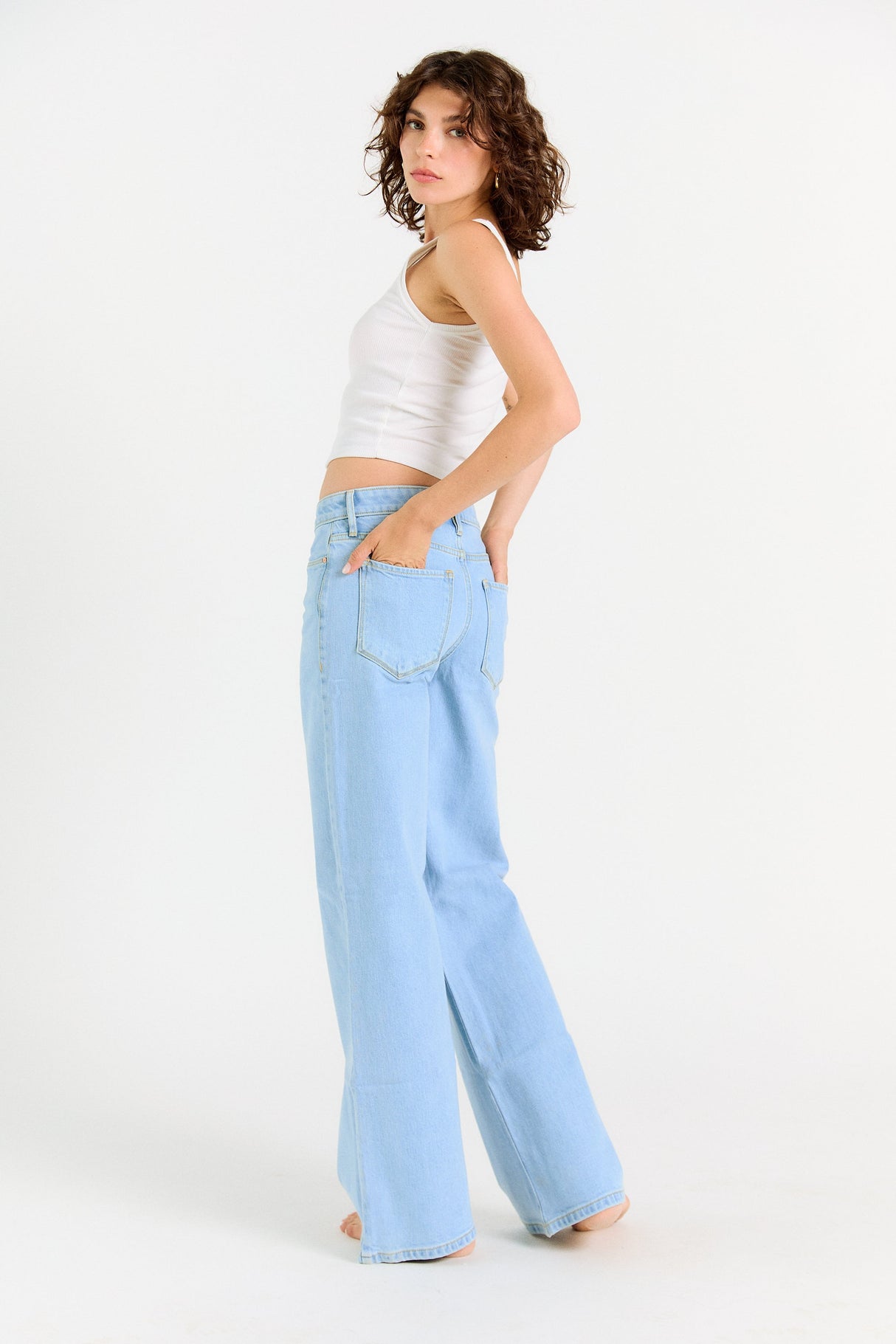 The Rebel Wide Leg - Noa Wash from Porter Blue Apparel
