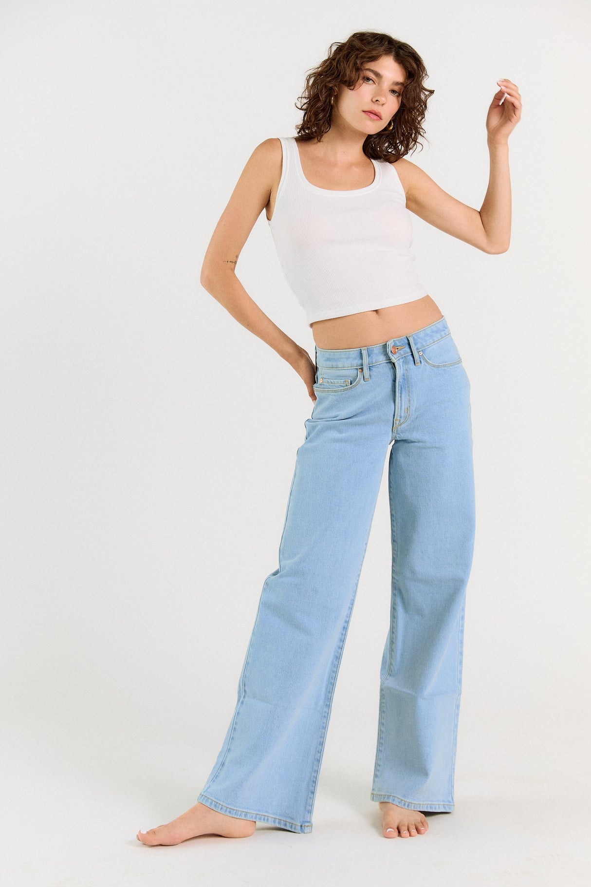 The Rebel Wide Leg - Noa Wash from Porter Blue Apparel