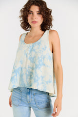 Wabi Sabi Crop Tank - Sky Wash from Porter Blue Apparel