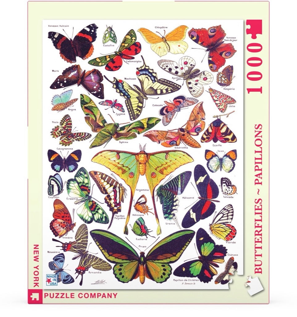 Butterflies ~ Papillons from New York Puzzle Company