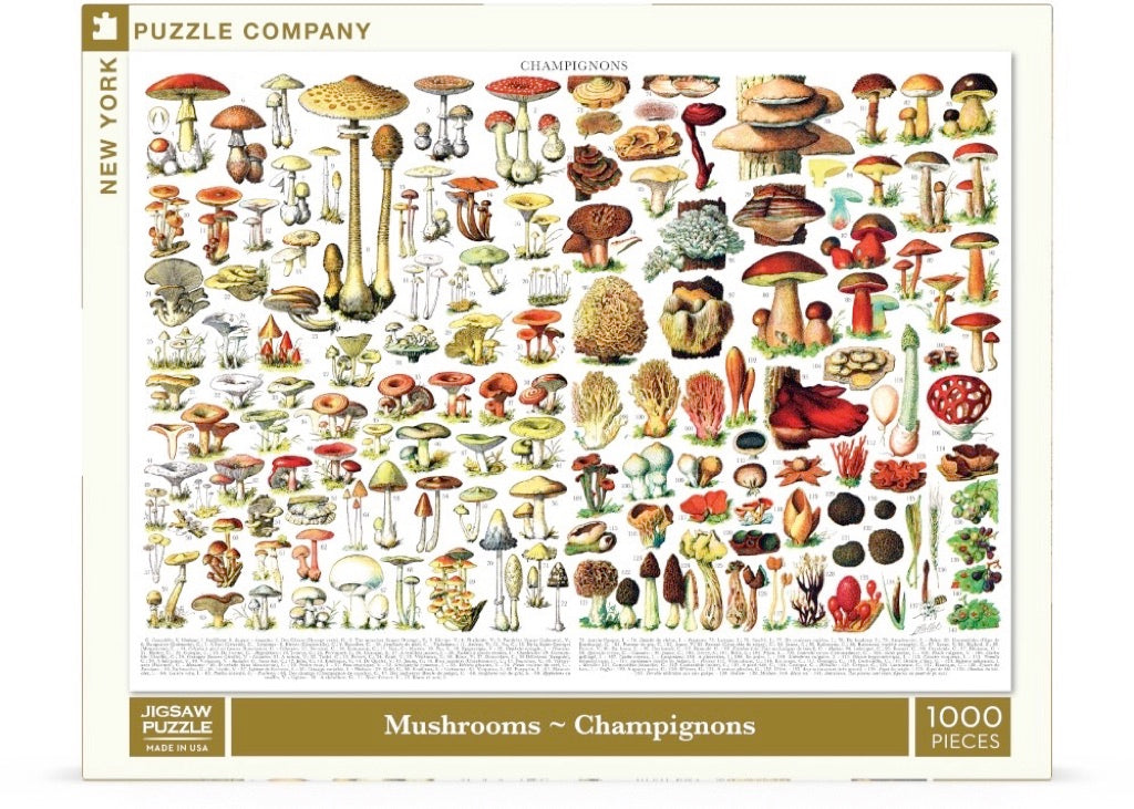 Mushrooms ~ Champignons from New York Puzzle Company